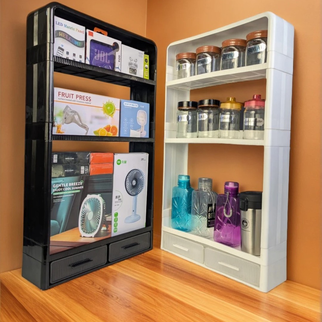 4 Layer Kitchen Wall Mount Shelfs