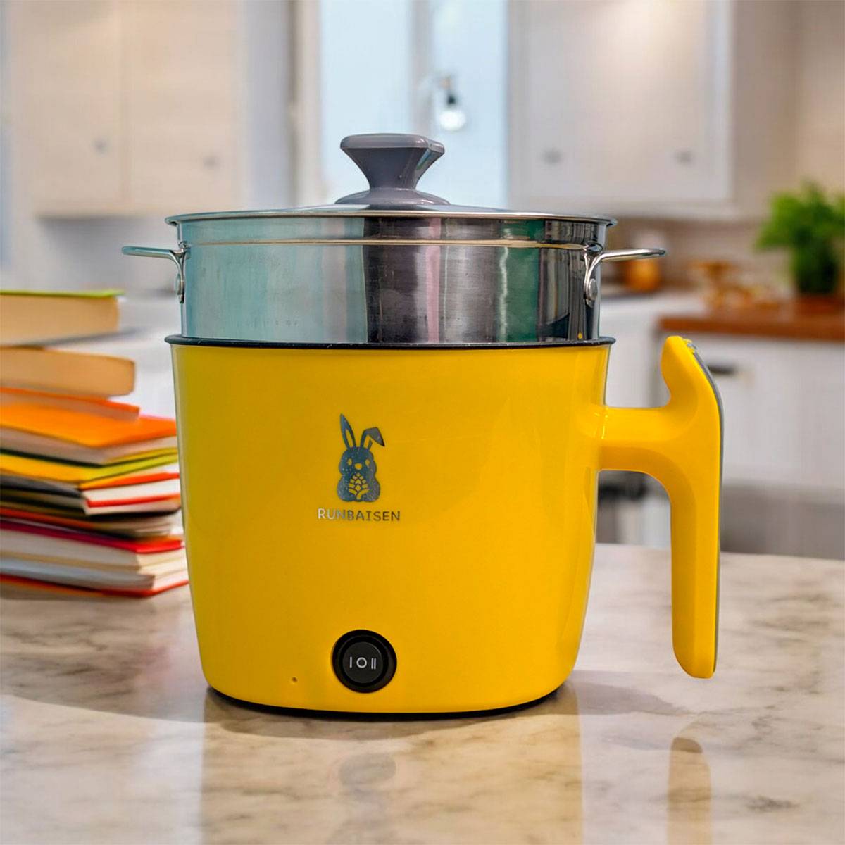 Electric Cooking Pot Stainless Steel Mini Rice Cooker