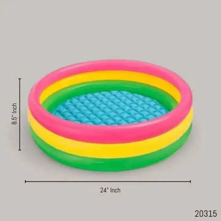 ৩-লেয়ার কালারফুল বেবি বাথ টাব / সুইমিং পুল