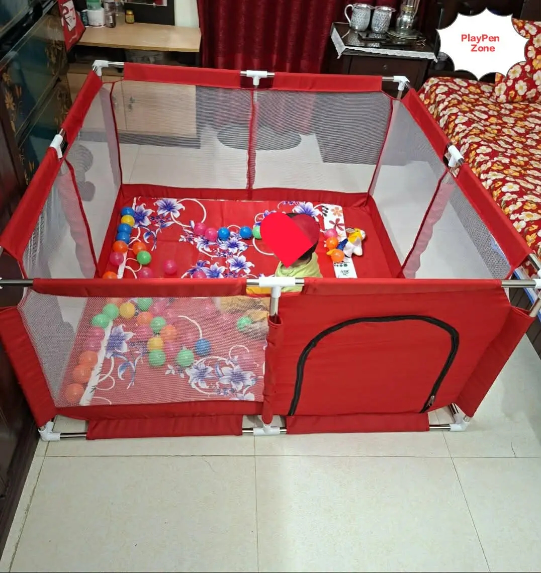 কিডস প্রিমিয়াম লার্জ প্লে-পেন (Kids Premium Large Playpen)